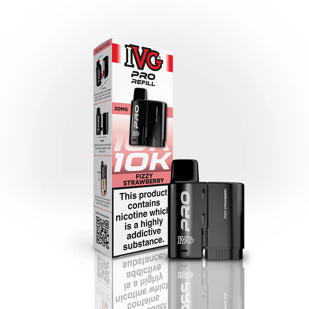 IVG Pro 12 Prefilled Pod - 20mg | Fizzy Strawberry