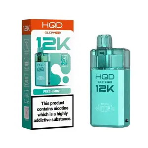 Fresh Mint HQD Glow Pro 12K Prefilled Pod Kit