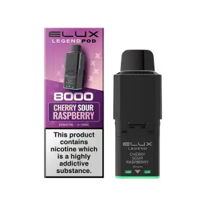 Elux Legend 8000 Prefilled Pod - Cherry Sour Raspberry