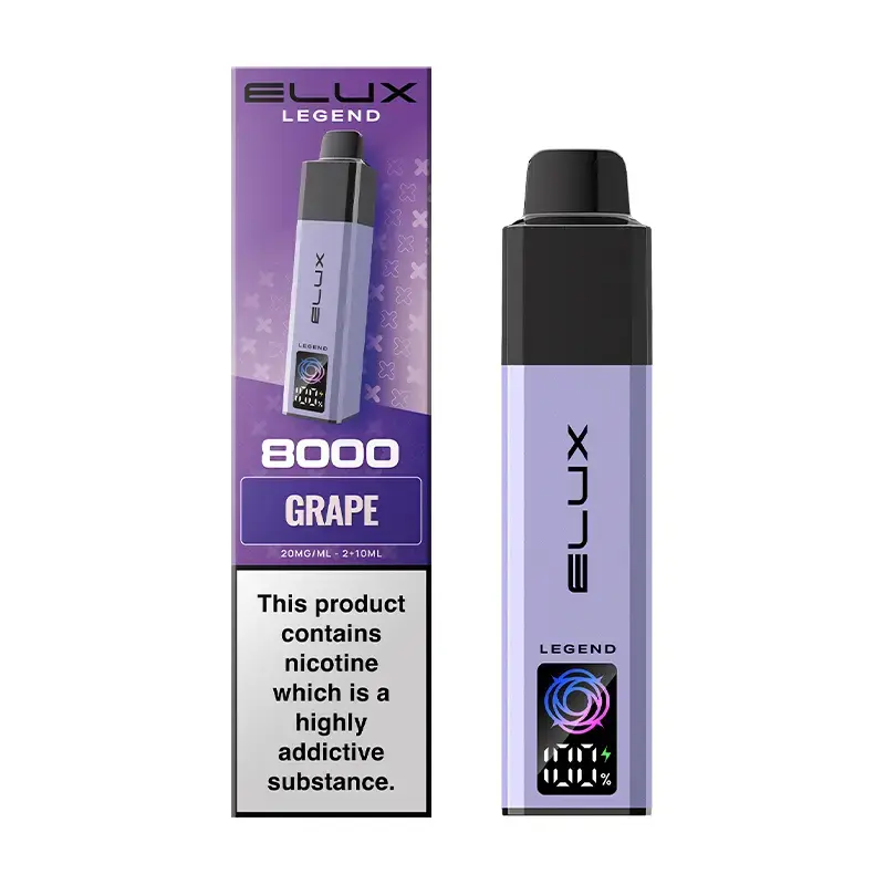 Elux Legend 8000 Prefilled Pod Kit - Grape