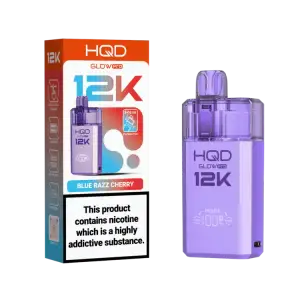 Blue Razz Cherry HQD Glow Pro 12K Prefilled Pod Kit