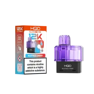 Blue Razz Cherry HQD Glow Pro 12K Prefilled Pod