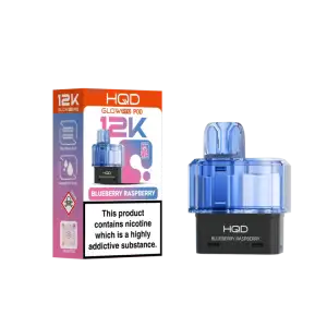 Blueberry Raspberry HQD Glow Pro 12K Prefilled Pod