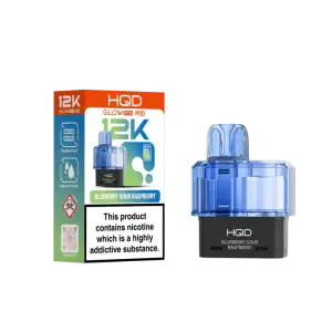 Blueberry Sour Raspberry HQD Glow Pro 12K Prefilled Pod