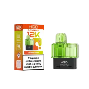 Double Apple HQD Glow Pro 12K Prefilled Pod