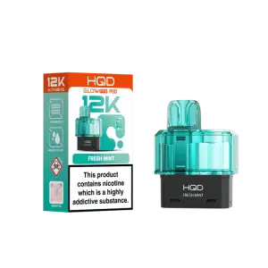 Fresh Mint HQD Glow Pro 12K Prefilled Pod