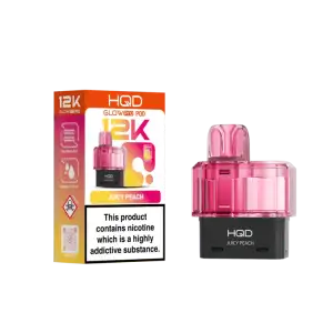 Juicy Peach HQD Glow Pro 12K Prefilled Pod