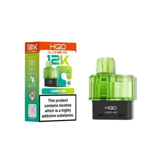 Lemon Lime HQD Glow Pro 12K Prefilled Pod