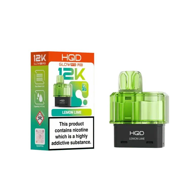 Lemon Lime HQD Glow Pro 12K Prefilled Pod