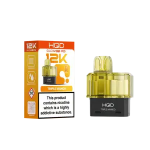 Triple Mango HQD Glow Pro 12K Prefilled Pod