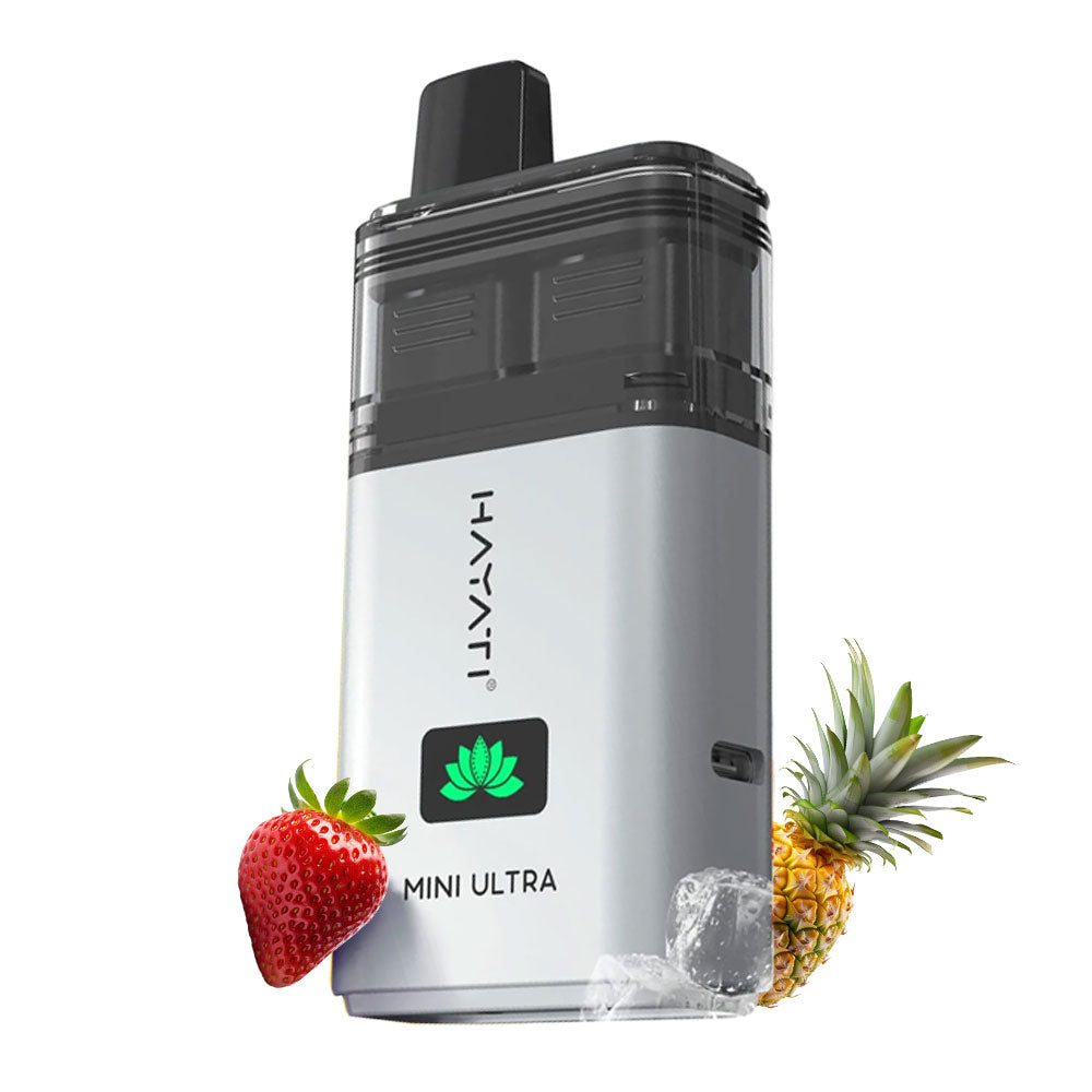 Hayati Mini Ultra 1500 Puffs Prefilled Vape - Blue Razz Pineapple / Strawberry Ice