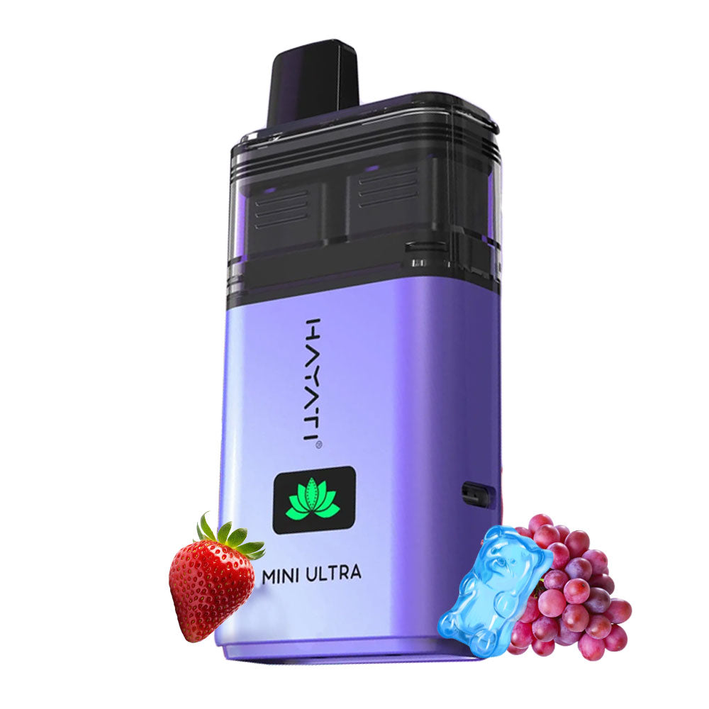 Hayati Mini Ultra 1500 Puffs Prefilled Vape - Grape GB / Strawberry GB