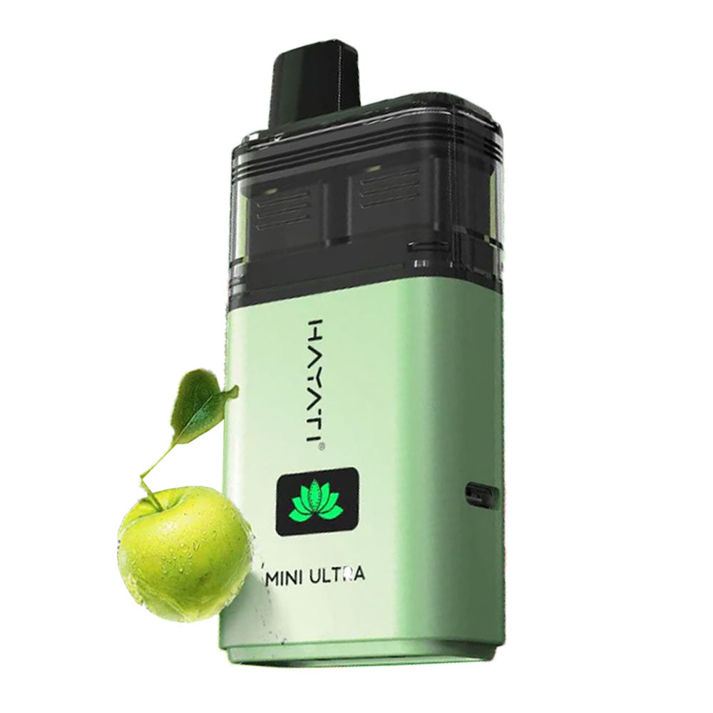 Hayati Mini Ultra 1500 Puffs Prefilled Vape - Sour Apple