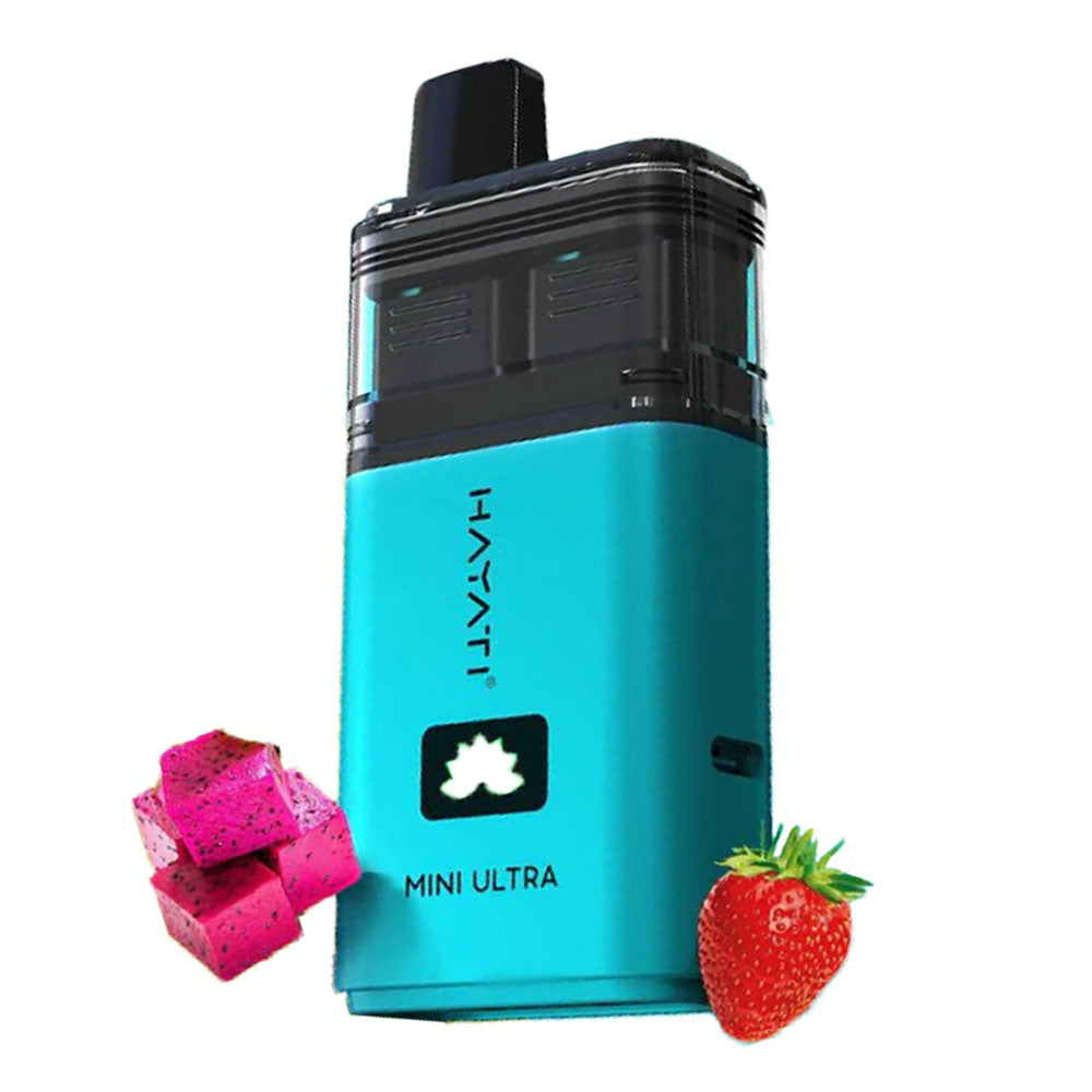 Hayati Mini Ultra 1500 Puffs Prefilled Vape - Straw Guava / Dragon Berries
