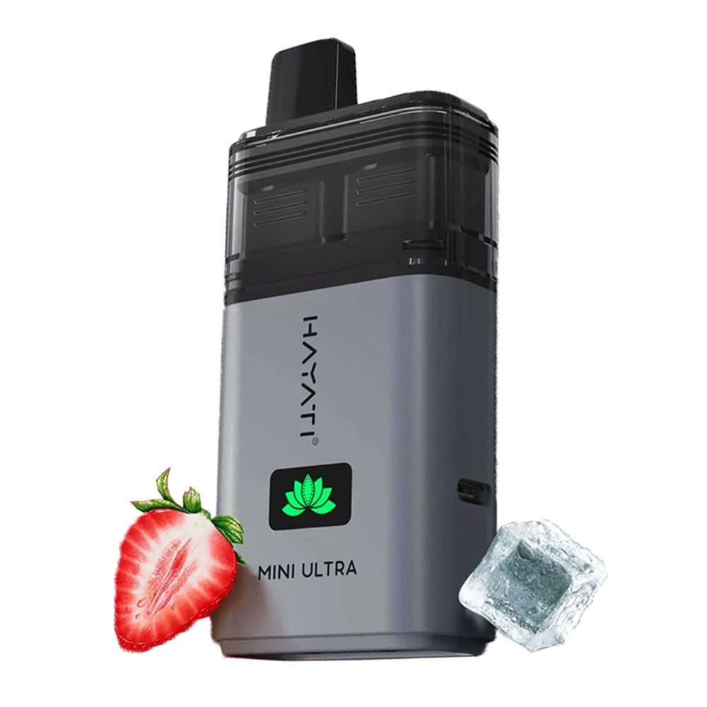 Hayati Mini Ultra 1500 Puffs Prefilled Vape - Strawberry Raspberry Ice