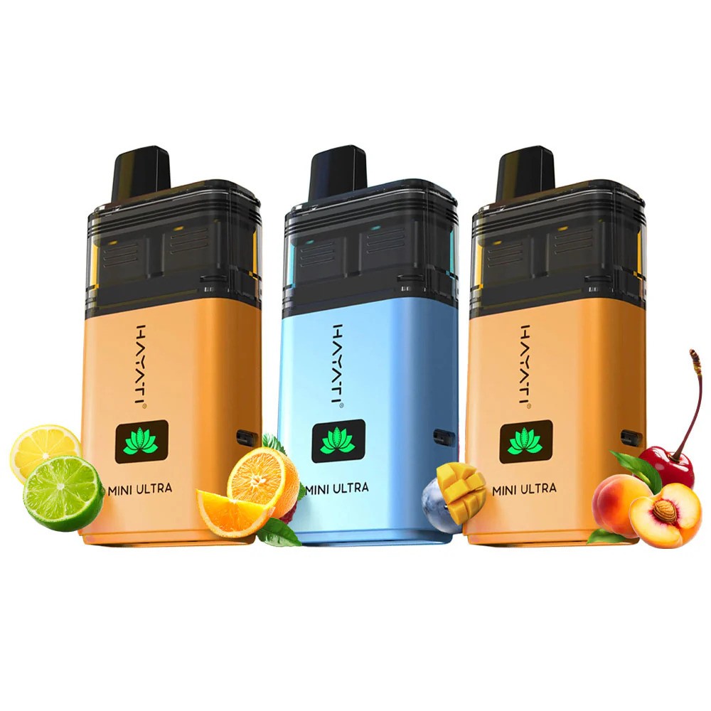 Hayati Mini Ultra 1500 Puffs Prefilled Vape - Blueberry Raspberry