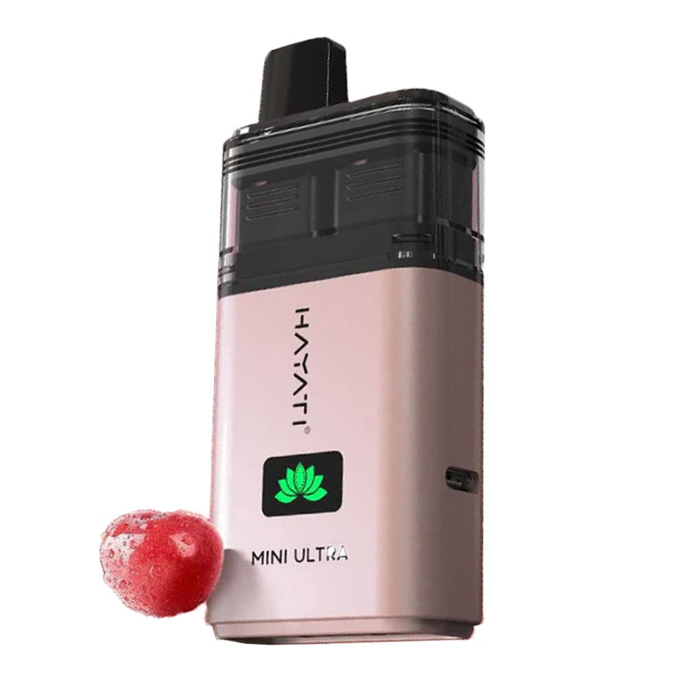 Hayati Mini Ultra 1500 Puffs Prefilled Vape - Straw Cranberry Cherry / Cherry Ice