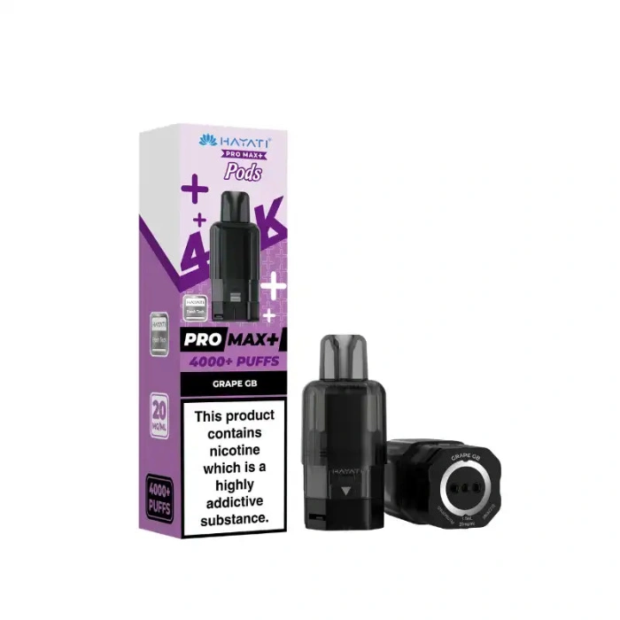 Hayati Pro Max Plus 4K Prefilled Pod - Grape GB