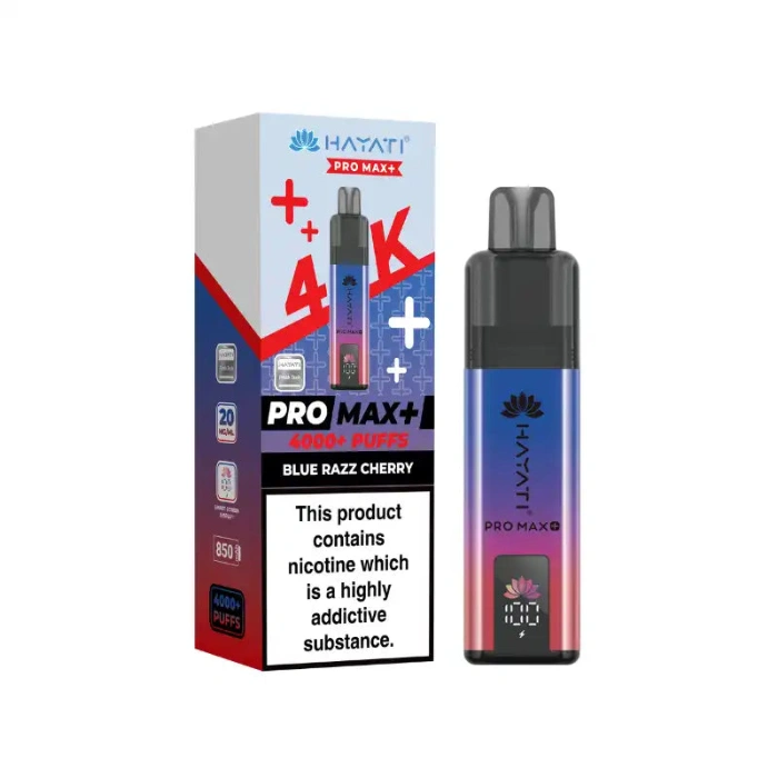 Hayati Pro Max Plus 4K Prefilled Pod Kit - Blue Razz Cherry