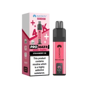 Hayati Pro Max Plus 4K Prefilled Pod Kit - Strawberry GB