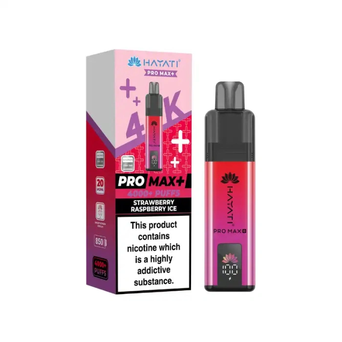 Hayati Pro Max Plus 4K Prefilled Pod Kit - Strawberry Raspberry Ice