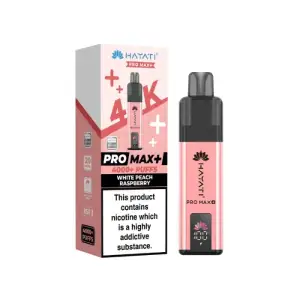 Hayati Pro Max Plus 4K Prefilled Pod Kit - White Peach Raspberry