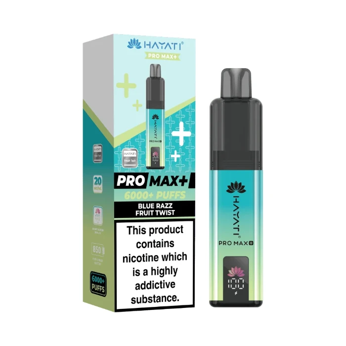 Hayati Pro Max Plus 6000 Prefilled Pod Kit - 20mg | Blue Razz Fruit Twist
