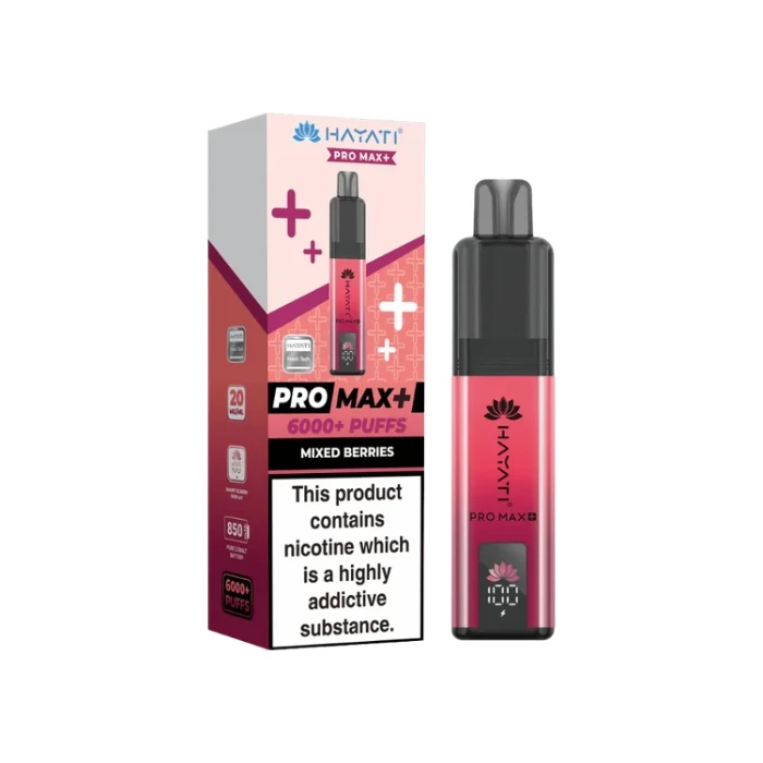 Hayati Pro Max Plus 6000 Prefilled Pod Kit - 20mg | Mixed Berries