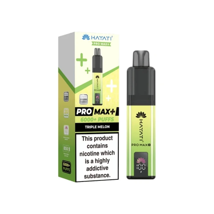 Hayati Pro Max Plus 6000 Prefilled Pod Kit - 20mg | Triple Melon