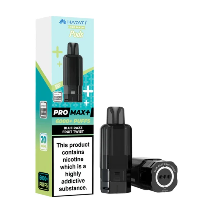 Hayati Pro Max Plus 6K Prefilled Pods - 20mg | Blue Razz Fruit Twist