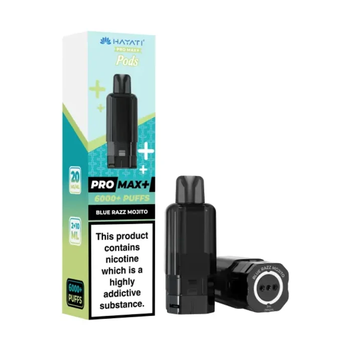 Hayati Pro Max Plus 6K Prefilled Pods - 20mg | Blue Razz Mojito