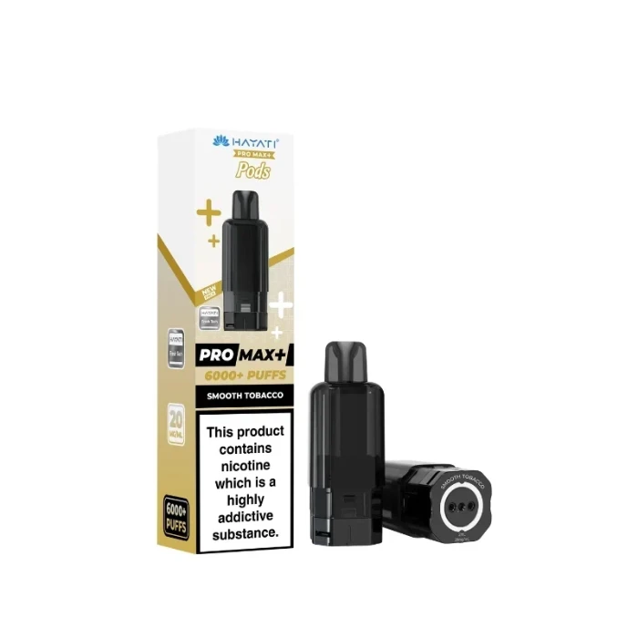 Hayati Pro Max Plus 6K Prefilled Pods - 20mg | Smooth Tobacco