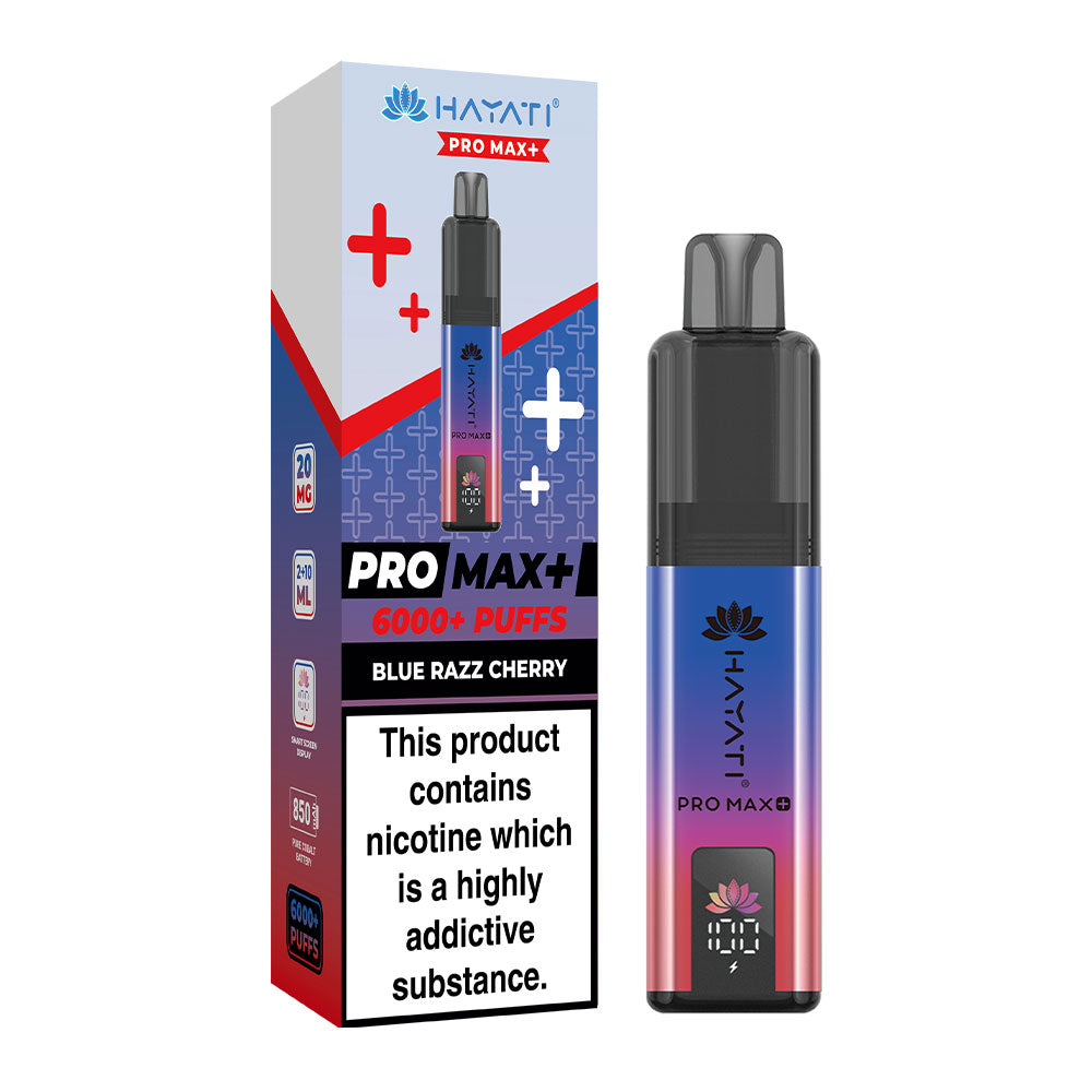 Hayati Pro Max Plus 6000 Prefilled Pod Kit - Blue Razz Cherry