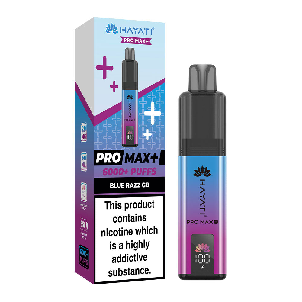 Hayati Pro Max Plus 6000 Prefilled Pod Kit - Blue Razz GB