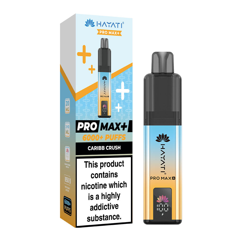 Hayati Pro Max Plus 6000 Prefilled Pod Kit - Caribb Crush