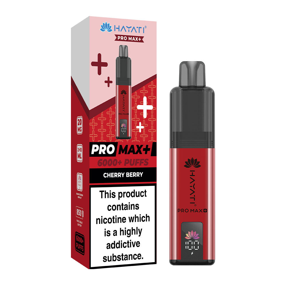 Hayati Pro Max Plus 6000 Prefilled Pod Kit - Cherry Berry