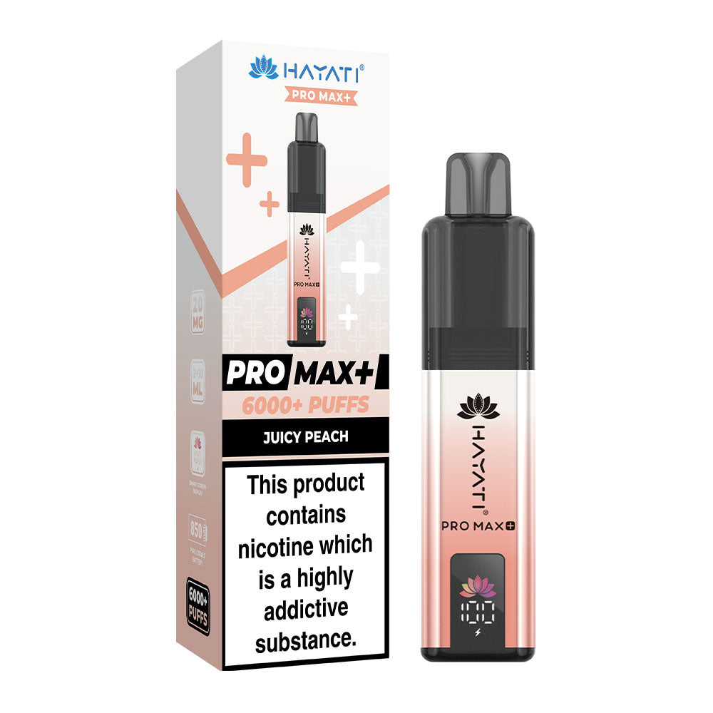 Hayati Pro Max Plus 6000 Prefilled Pod Kit - Juicy Peach