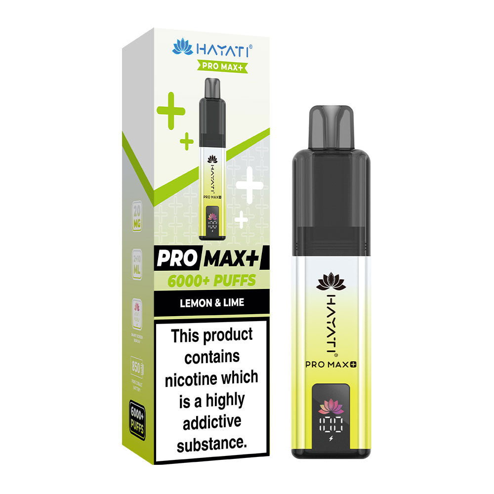 Hayati Pro Max Plus 6000 Prefilled Pod Kit - Lemon & Lime