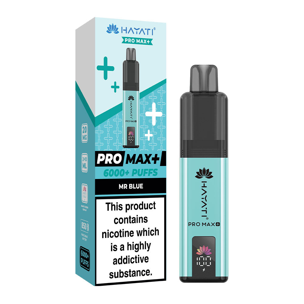 Hayati Pro Max Plus 6000 Prefilled Pod Kit - Mr Blue