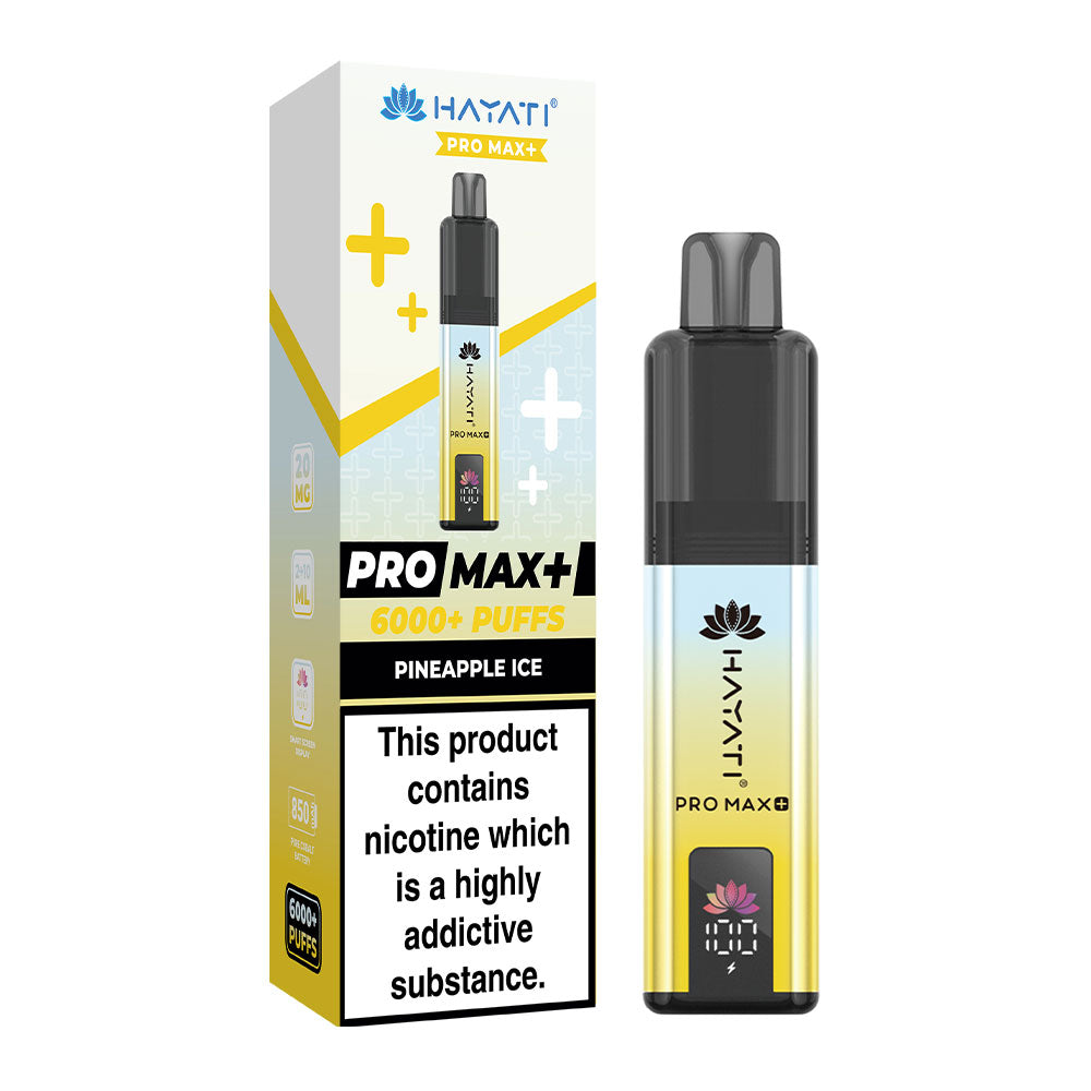 Hayati Pro Max Plus 6000 Prefilled Pod Kit - Pineapple Ice