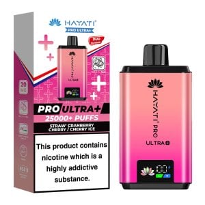 Hayati Pro Ultra Plus Prefilled Pod Kit - Straw' Cranberry Cherry / Cherry lce