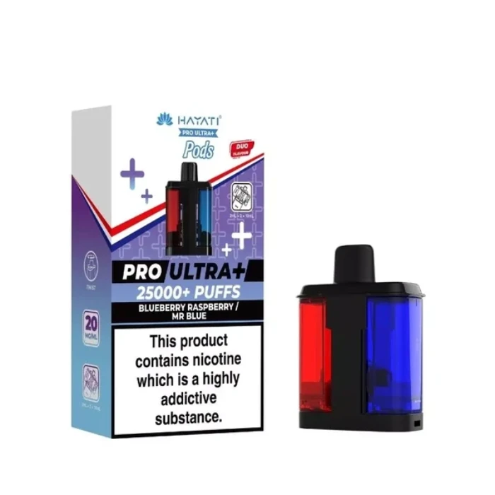 Hayati Pro Ultra Plus Prefilled Pods - Blueberry Raspberry/Mr Blue