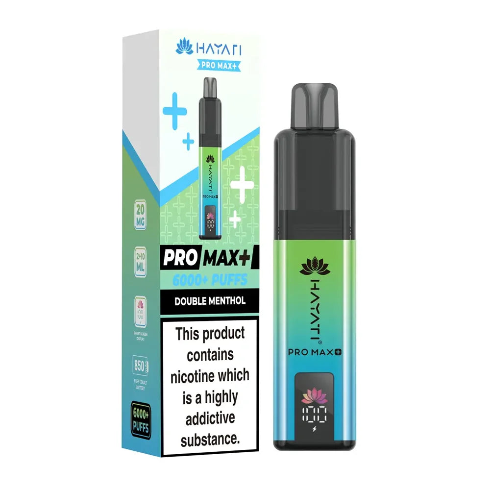 Hayati Pro Max Plus 6000 Prefilled Pod Kit - Double Menthol