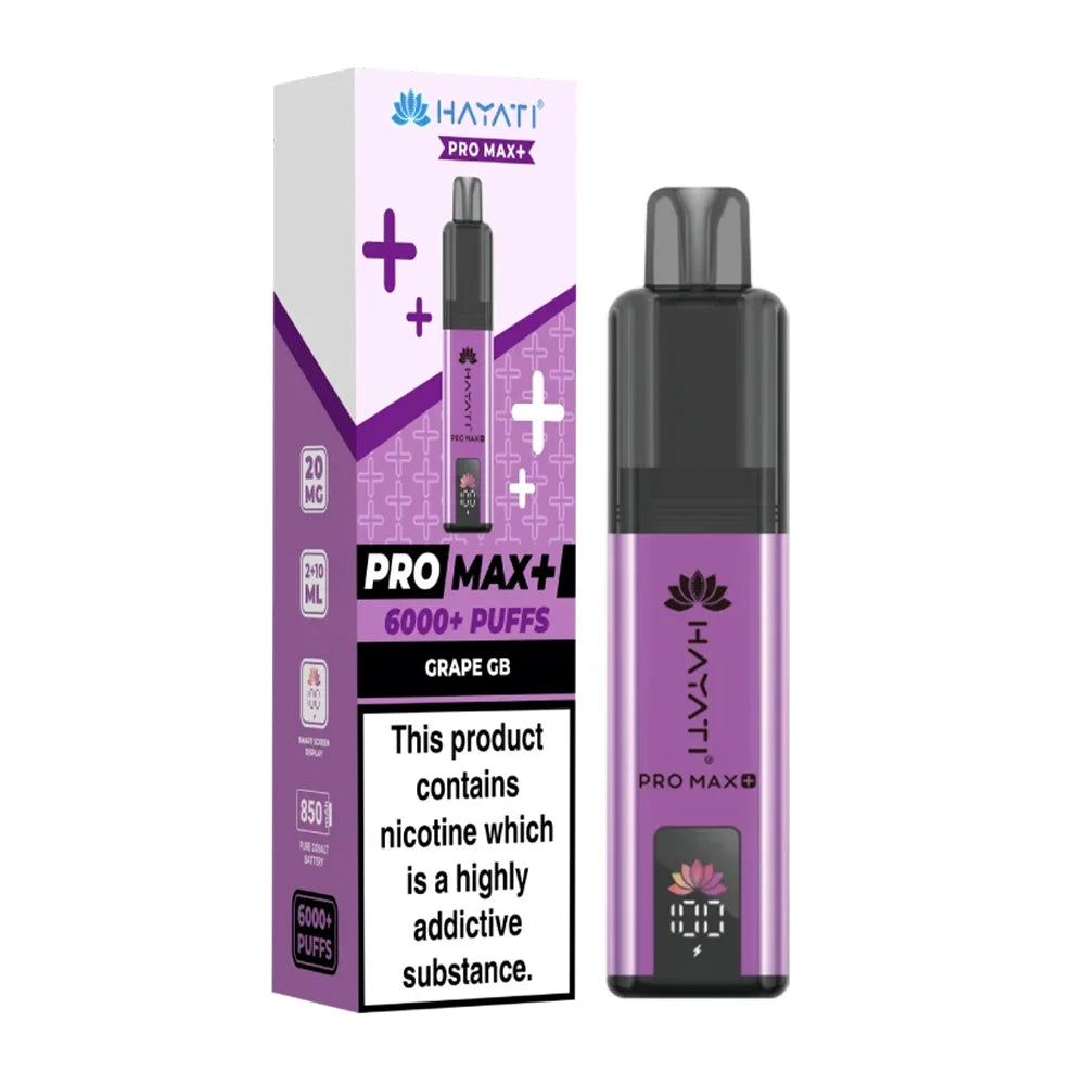 Hayati Pro Max Plus 6000 Prefilled Pod Kit - Grape GB