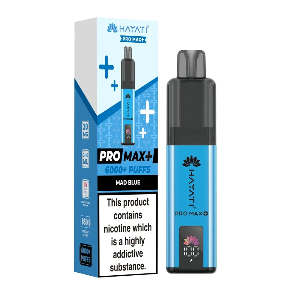 Hayati Pro Max Plus 6000 Prefilled Pod Kit - Mad Blue