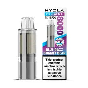 Hyola Pro Max 8K Prefilled Pods - Blue Razz Gummy Bear