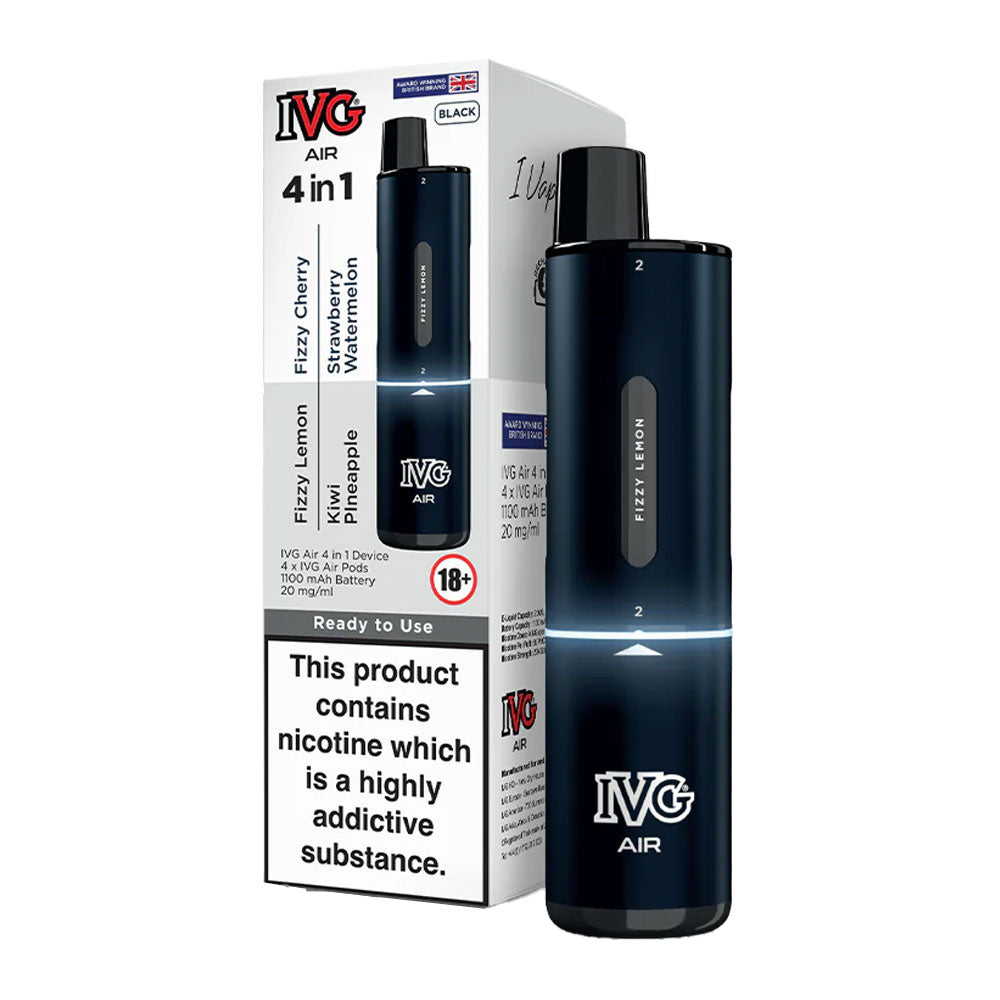 IVG Air 4 in 1 Prefilled Vape - Black Edition
