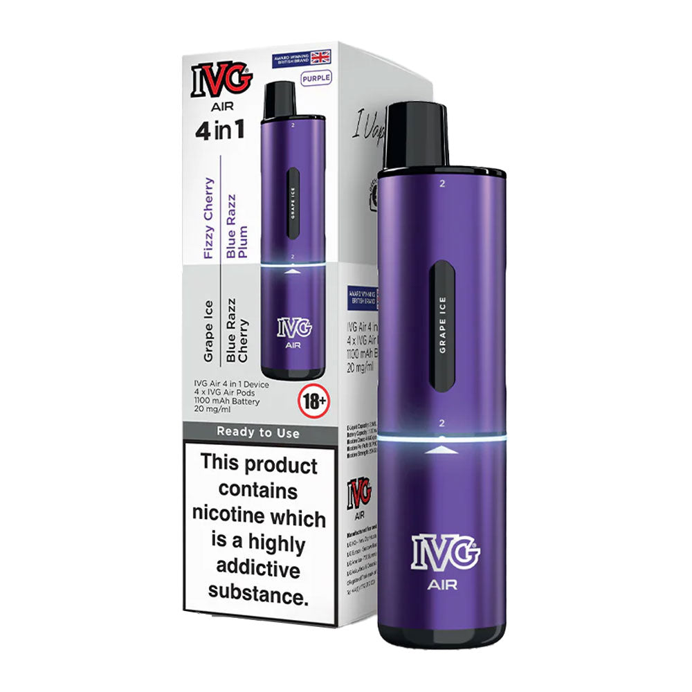 IVG Air 4 in 1 Prefilled Vape - Purple Edition