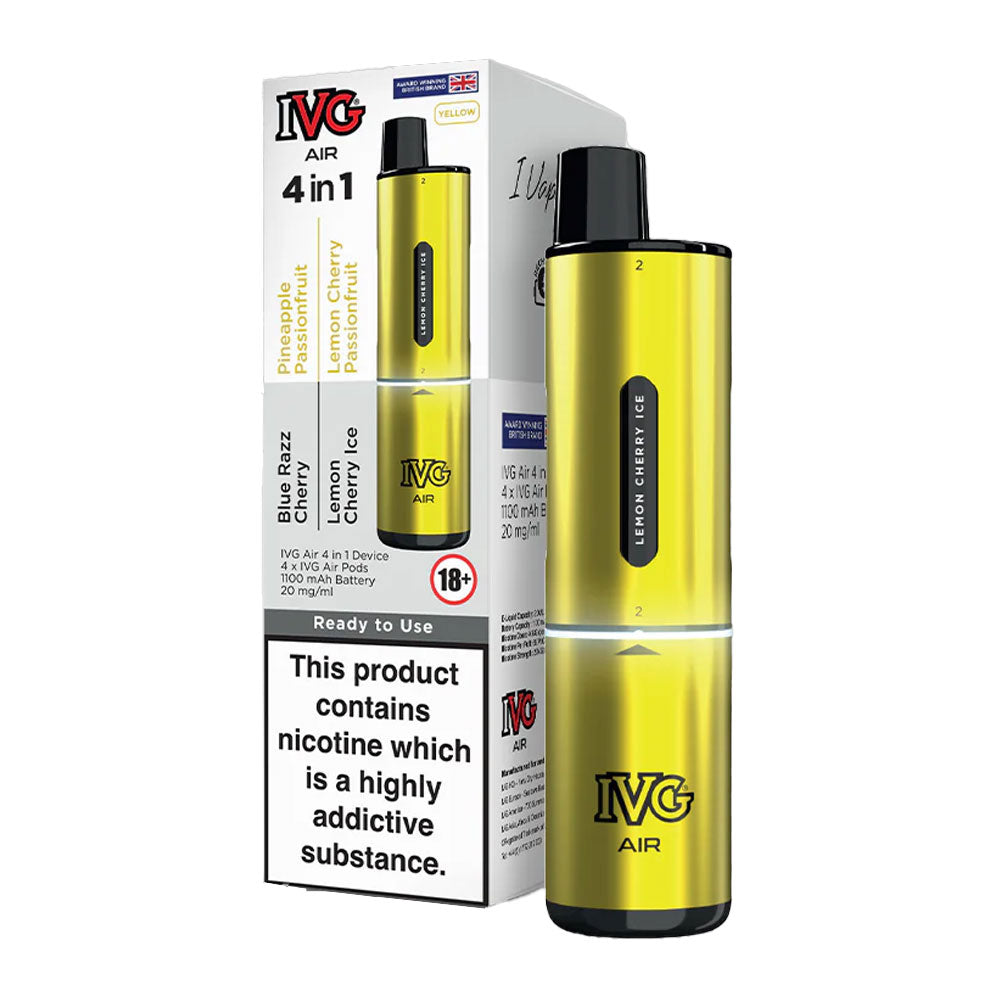 IVG Air 4 in 1 Prefilled Vape - Yellow Edition
