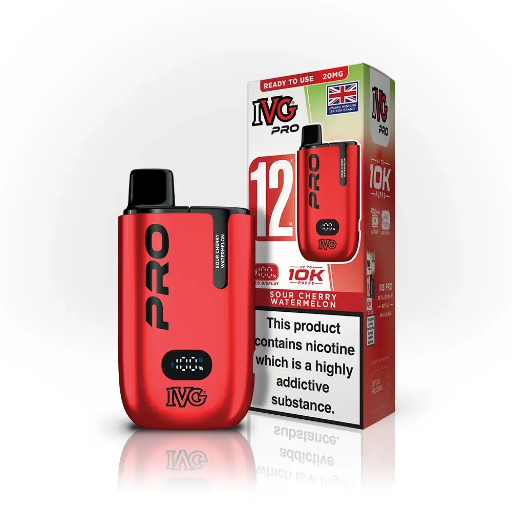Sour Cherry Watermelon IVG PRO 12 Pod Kit